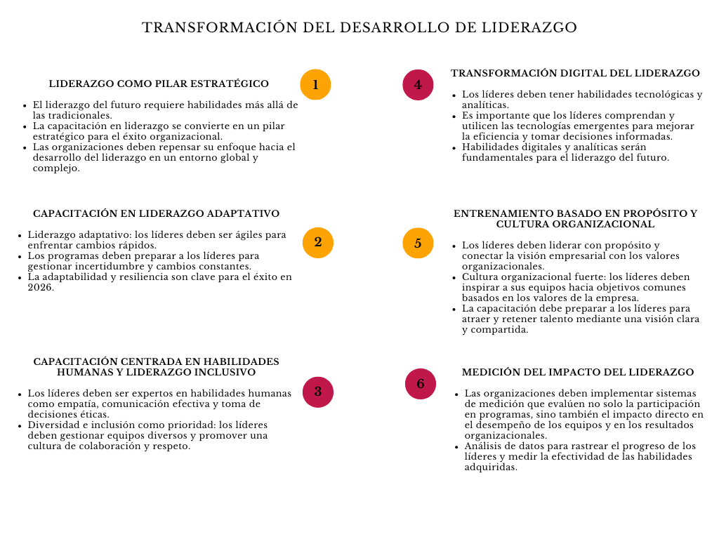 alt=" "
Diagrama transformación del desarrollo de liderazgo